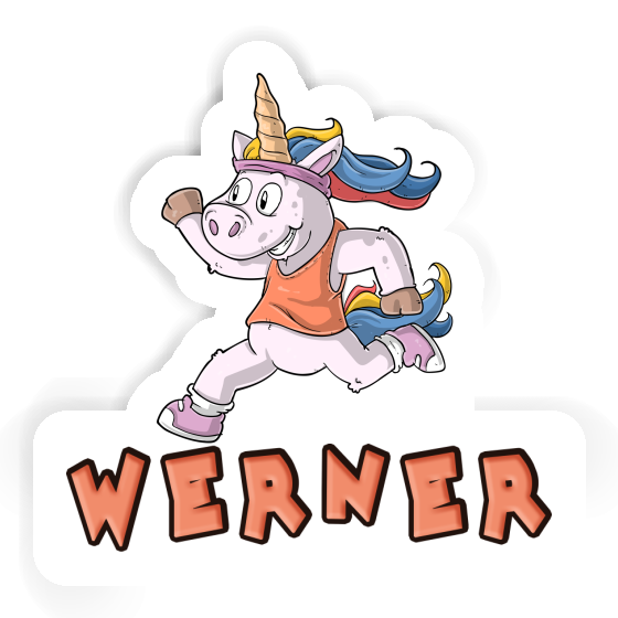 Jogger Sticker Werner Gift package Image