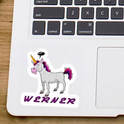 Sticker Werner Angry Unicorn Gift package Image