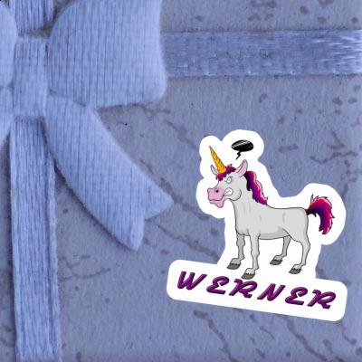 Sticker Werner Angry Unicorn Gift package Image