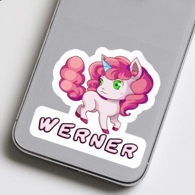 Sticker Werner Unicorn Gift package Image