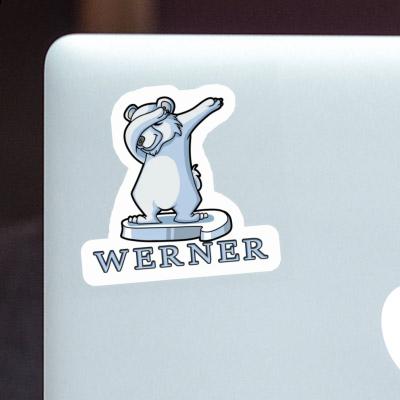 Werner Sticker Eisbär Laptop Image