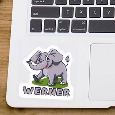 Werner Sticker Elefant Image