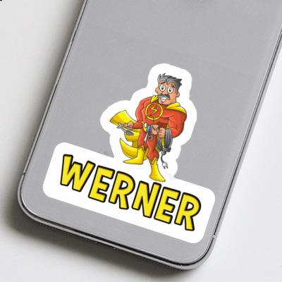 Aufkleber Elektriker Werner Gift package Image