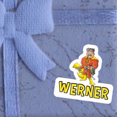 Werner Sticker Electrician Laptop Image