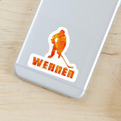 Sticker Eishockeyspieler Werner Image