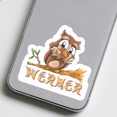 Werner Autocollant Hibou Gift package Image