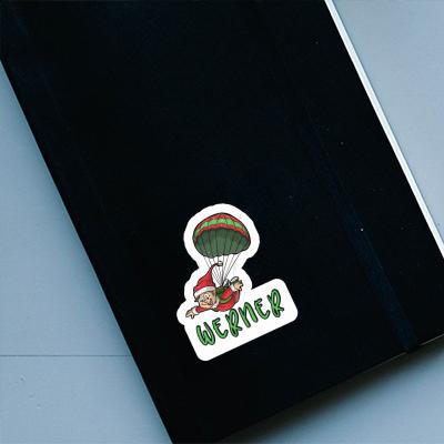 Sticker Werner Parachute Gift package Image