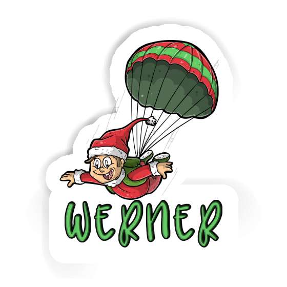 Sticker Werner Parachute Gift package Image