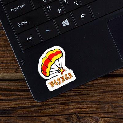 Sticker Werner Fallschirm Laptop Image