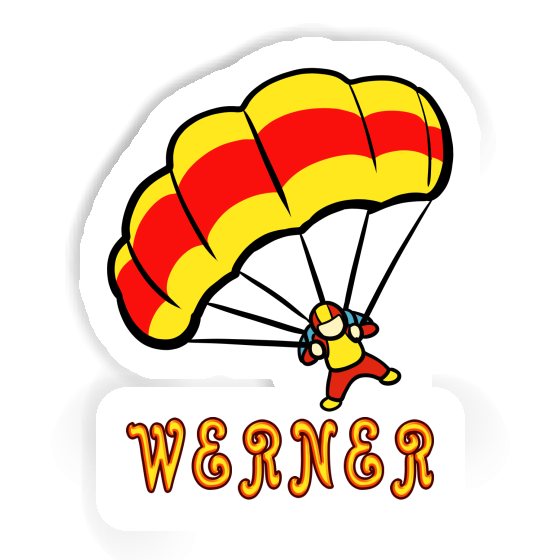 Parachutiste Autocollant Werner Laptop Image
