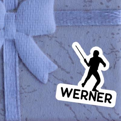 Fechter Sticker Werner Notebook Image