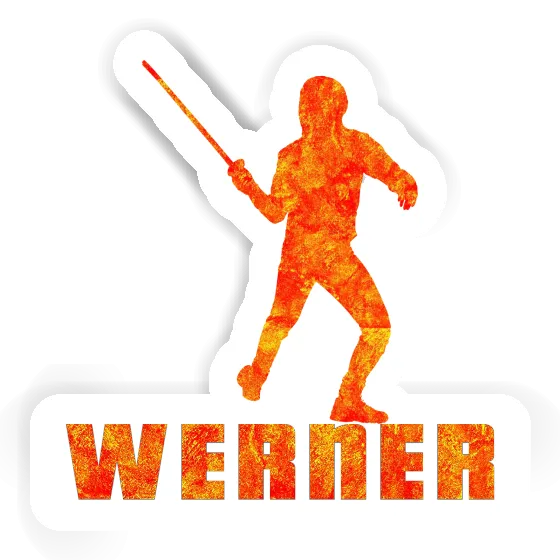 Werner Sticker Fencer Gift package Image