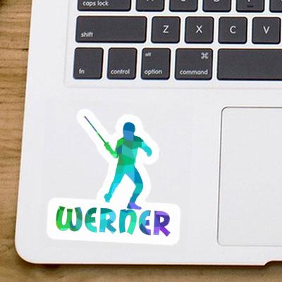 Fencer Sticker Werner Gift package Image