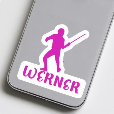 Escrimeur Autocollant Werner Image