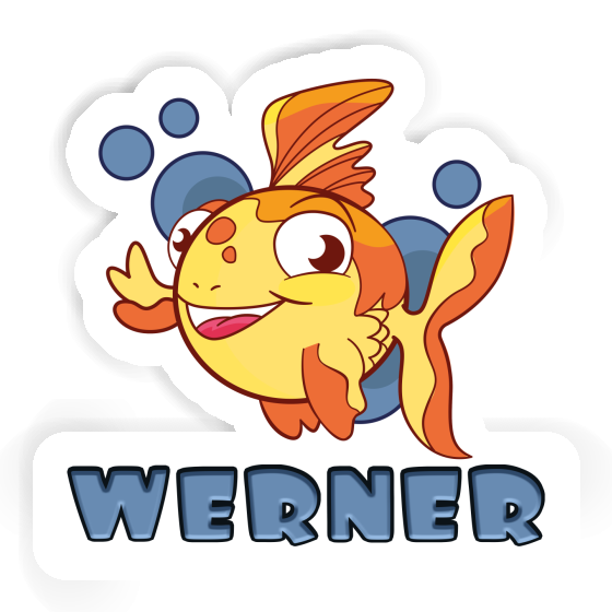 Fisch Aufkleber Werner Image