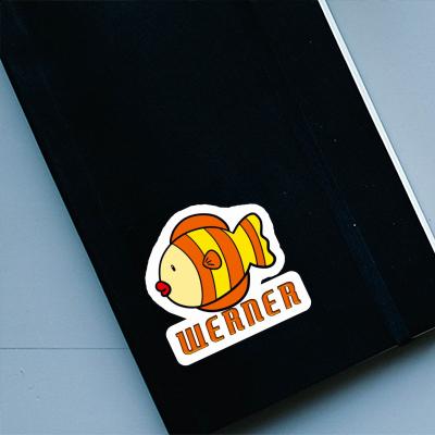 Sticker Fish Werner Notebook Image