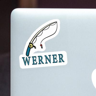 Werner Sticker Fishing Rod Laptop Image