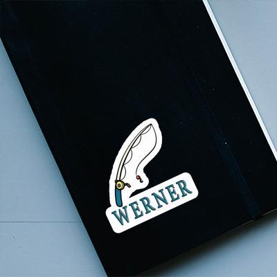Angelrute Sticker Werner Notebook Image