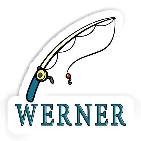 Werner Sticker Fishing Rod Notebook Image