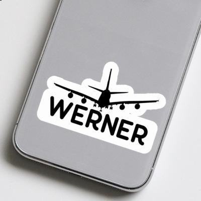 Autocollant Werner Avion Notebook Image