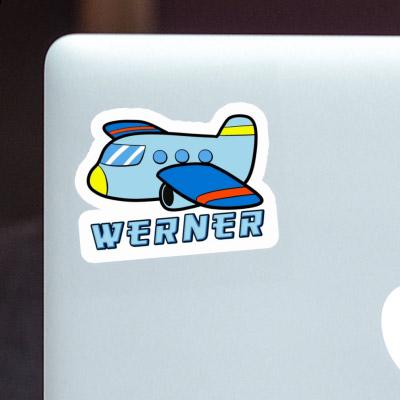 Sticker Werner Airplane Laptop Image