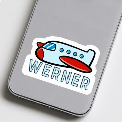 Sticker Plane Werner Notebook Image