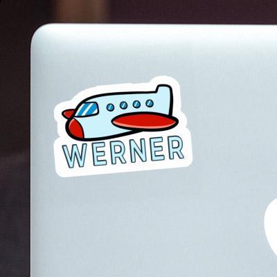 Sticker Plane Werner Laptop Image