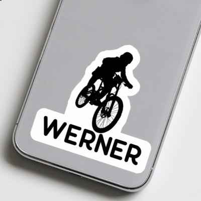 Sticker Freeride Biker Werner Image