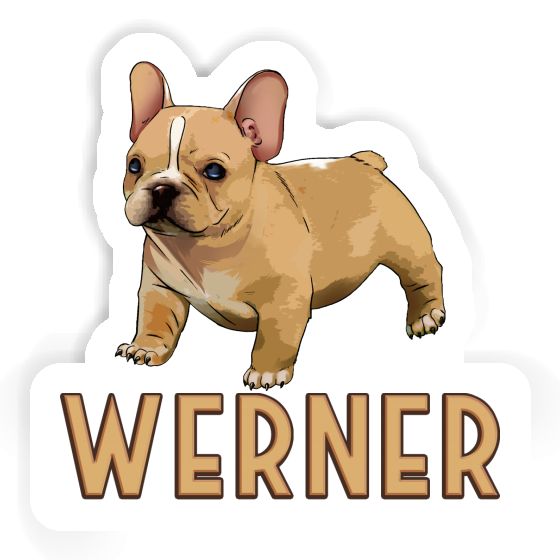 Sticker Frenchie Werner Laptop Image