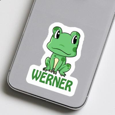 Sticker Frosch Werner Notebook Image