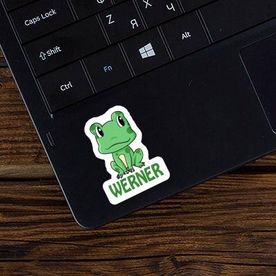 Sticker Frosch Werner Laptop Image
