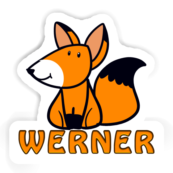 Sticker Werner Fox Notebook Image