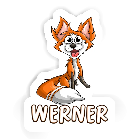 Fox Sticker Werner Notebook Image