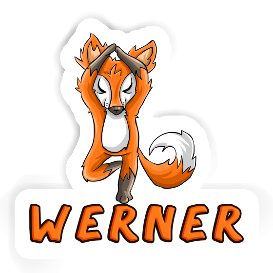 Werner Sticker Yogi Image