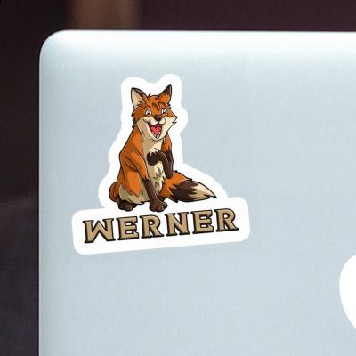 Sticker Fox Werner Notebook Image