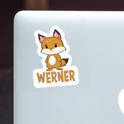 Werner Sticker Fox Laptop Image