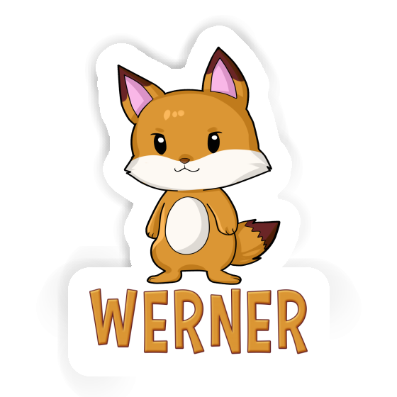 Werner Sticker Fox Notebook Image