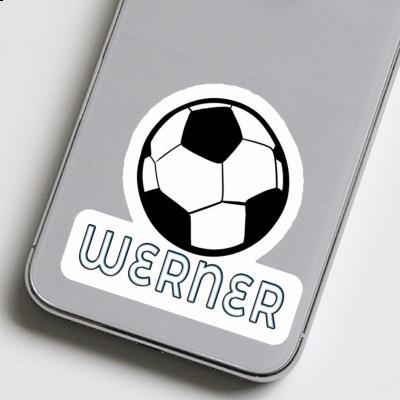Aufkleber Werner Fussball Notebook Image