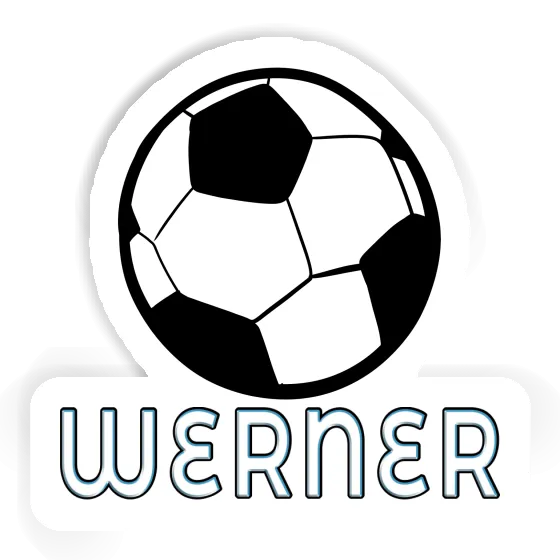 Autocollant Werner Ballon de foot Image