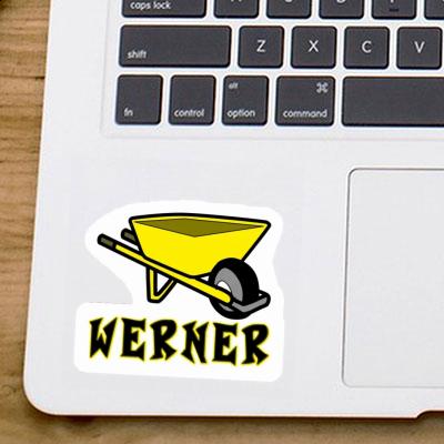 Aufkleber Schubkarre Werner Laptop Image