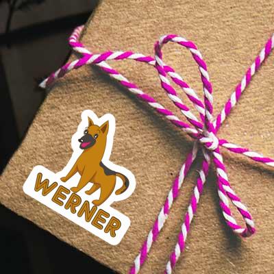 Aufkleber Werner Schäferhund Gift package Image