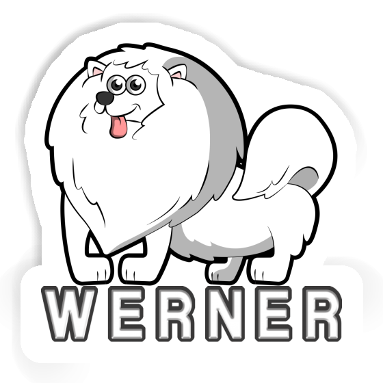 Sticker Werner Bitch Laptop Image