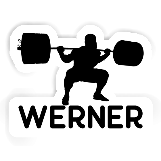 Sticker Werner Gewichtheber Gift package Image