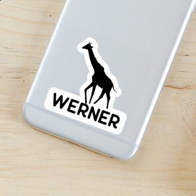 Aufkleber Werner Giraffe Image
