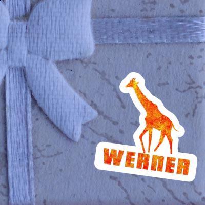 Sticker Giraffe Werner Notebook Image