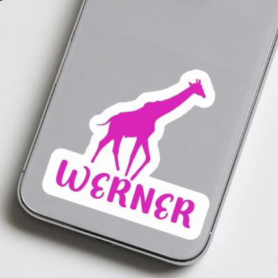 Giraffe Aufkleber Werner Notebook Image