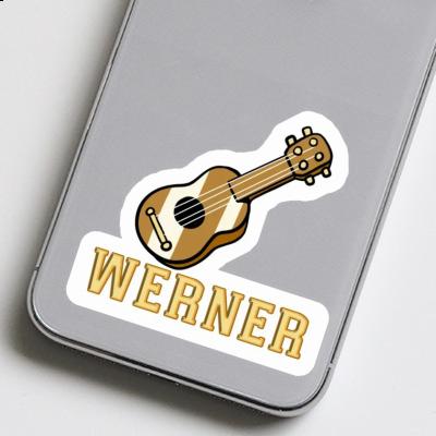 Werner Autocollant Guitare Notebook Image