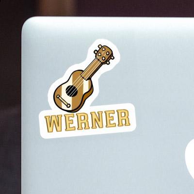 Sticker Gitarre Werner Image