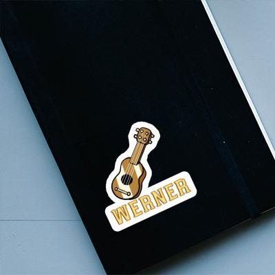Guitar Sticker Werner Notebook Image
