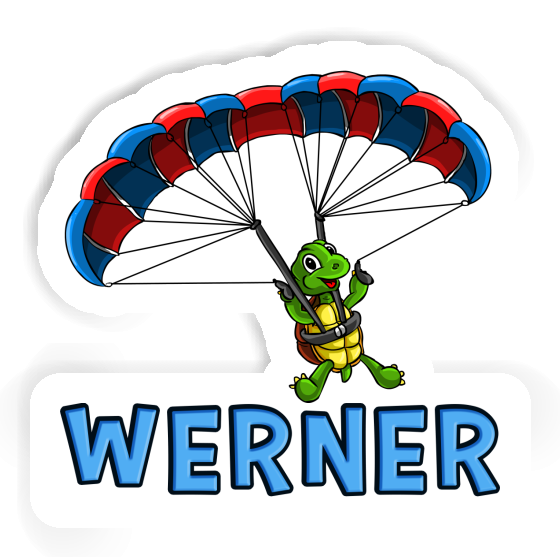 Werner Aufkleber Gleitschirmflieger Gift package Image